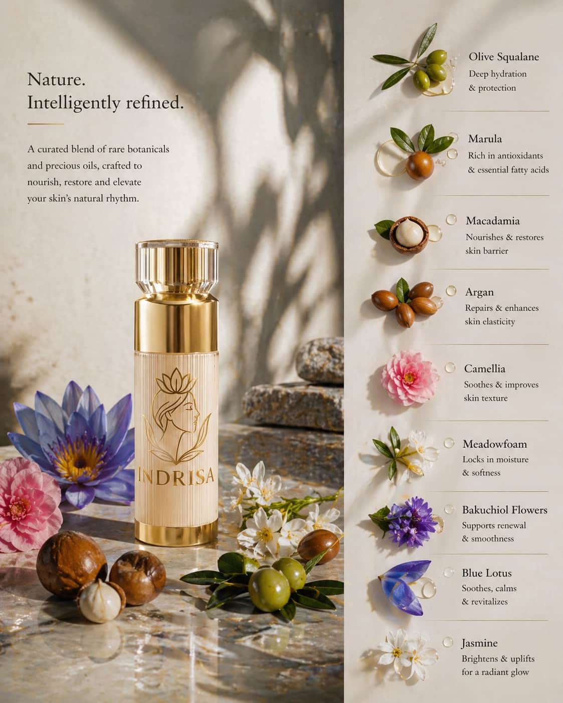 NIGHT ELIXIR. Wake to luminous, visibly refined skin
